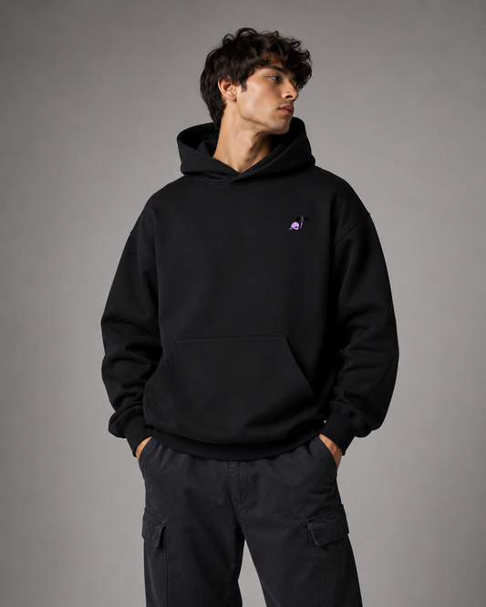 Push Boundaries graphic hoodie alternate product view