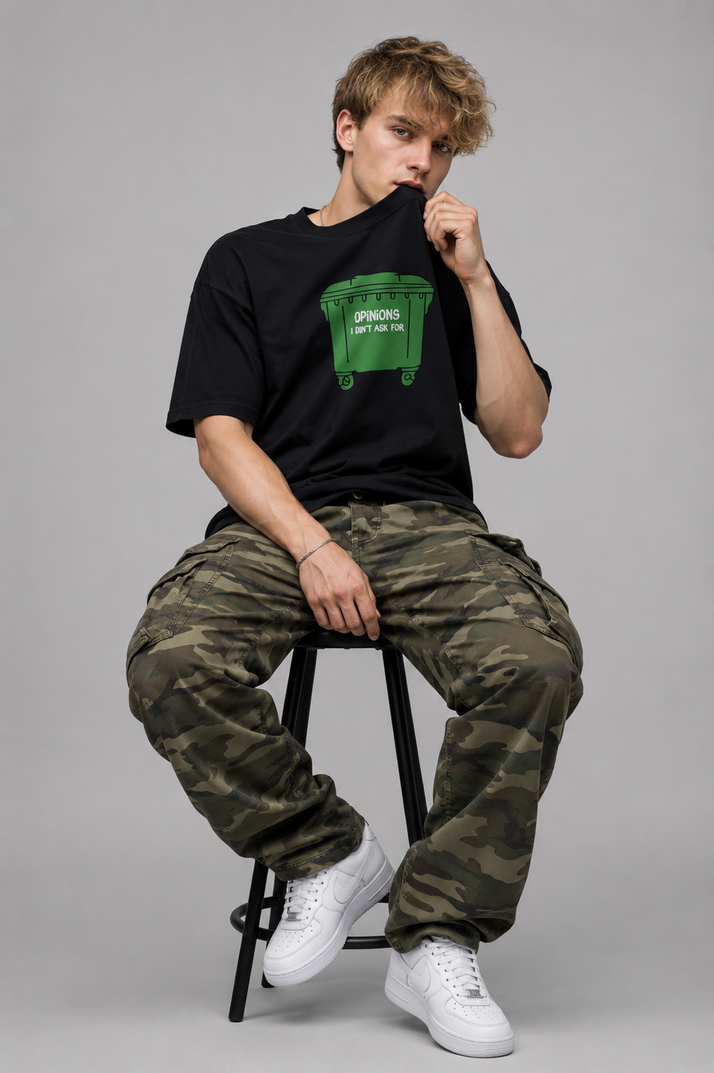 Opinions I didn't ask for graphic tee alternate product view