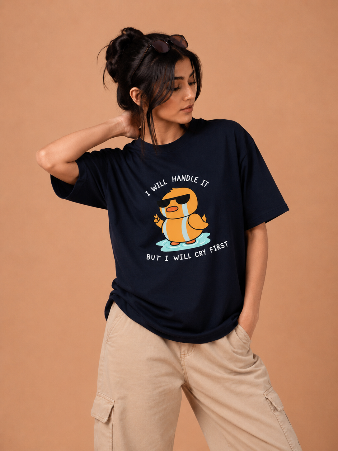 Cry first graphic tee alternate product view