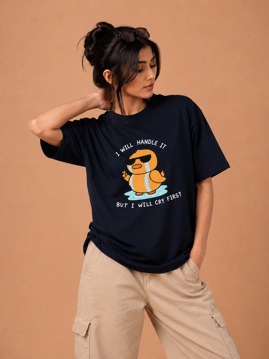 Cry first graphic tee alternate product view
